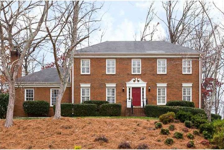 Exterior Front. Renovated 3 side brick Dunwoody Tr