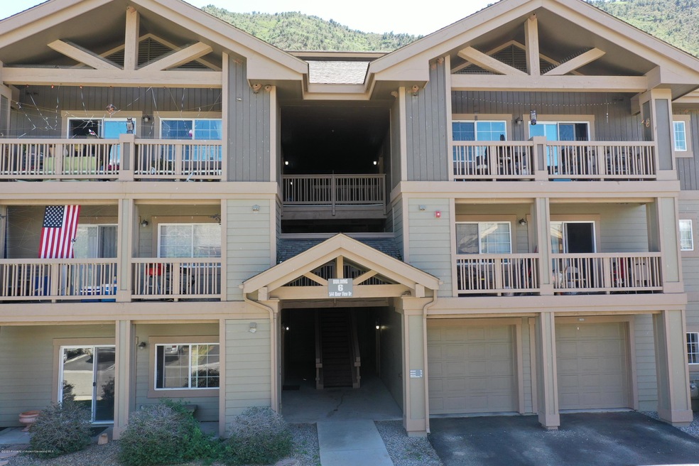 front of building