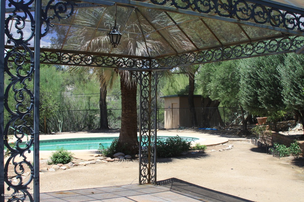 Custom Gazebo in backyard
