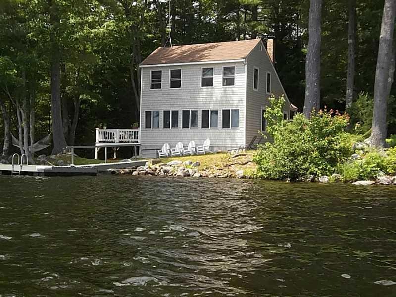 Exterior Front. Deep water frontage.