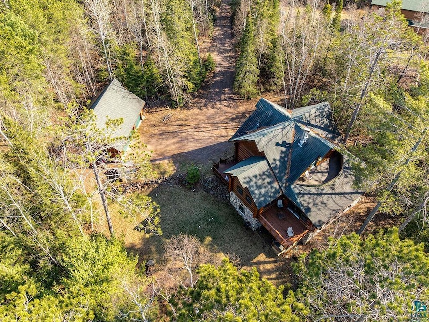 Aerial view of property and surrounding area