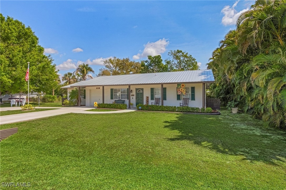 Single story home featuring an attached garage, a