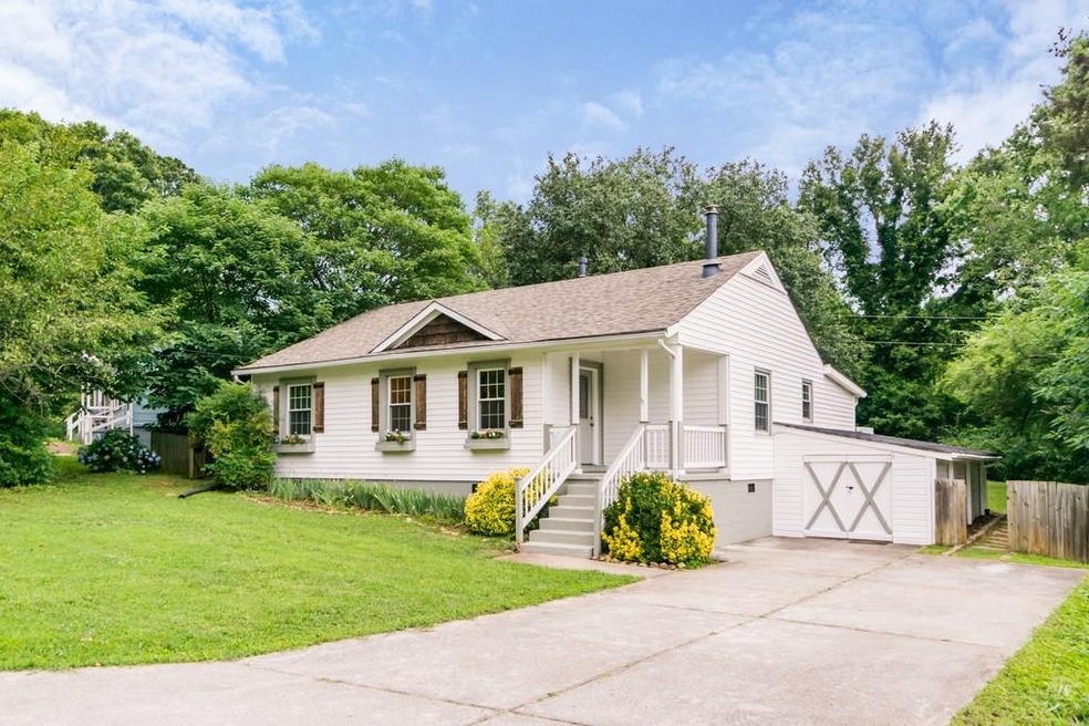 Darling bungalow complete with front porch, window