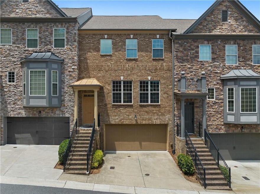 Multi unit property featuring a garage