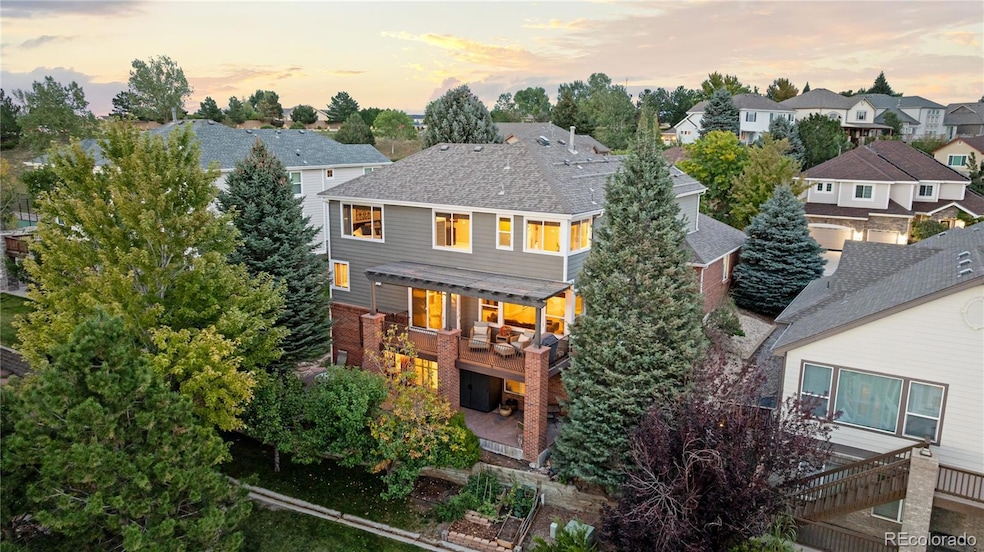 Surrounded by mature trees that provide privacy