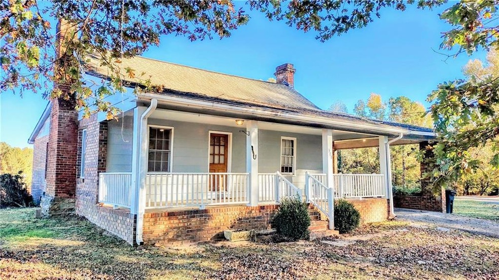 Cottage front with large covered porch