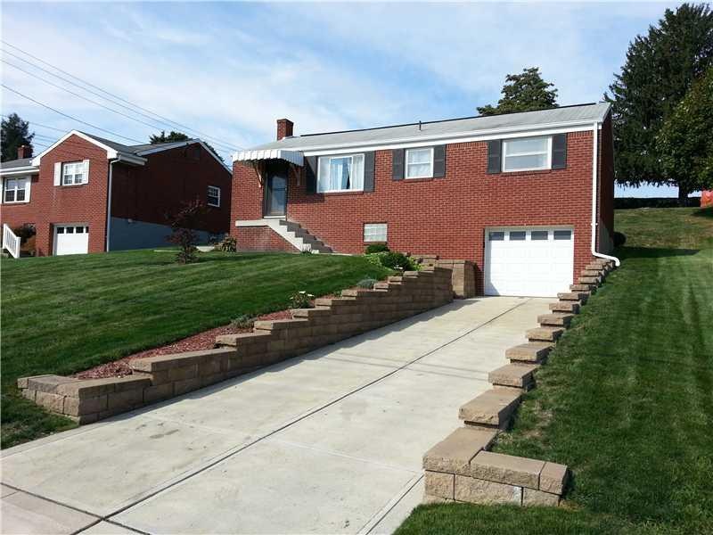 Exterior Front. Brick Ranch
