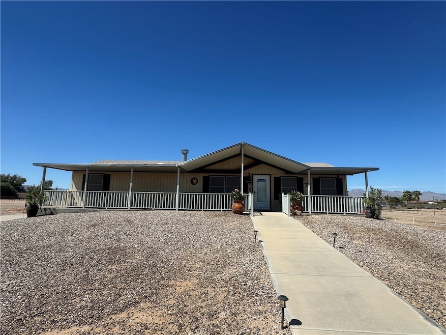 View of front of house with covered porch