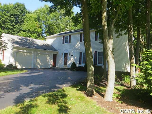 Exterior Front Stately look, wooded lot and freshl