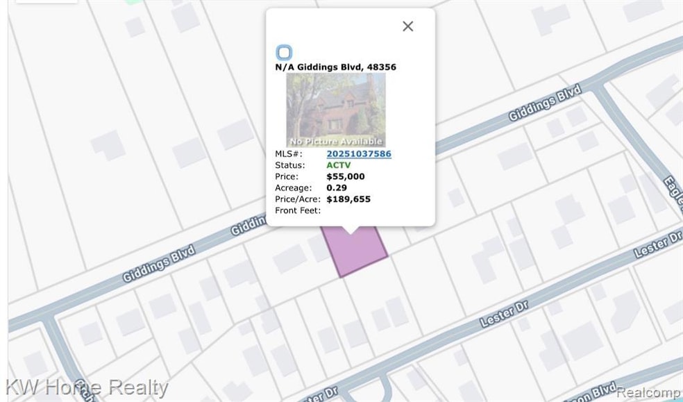 N/A Giddings Blvd, Highland Township, MI 48356 - photo 1