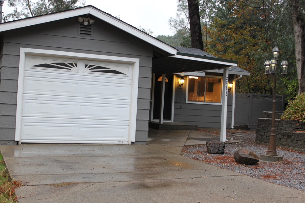 Front of home/garage