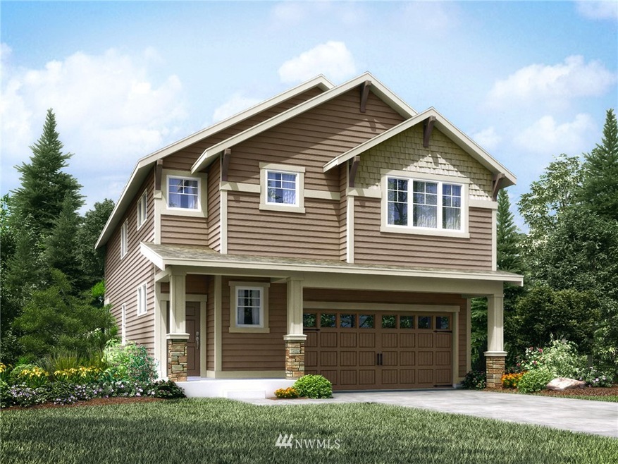 The home pictured is an artist rendition of what the exterior style of home will look like. Please note that exterior colors vary at each community. See site agent for details.