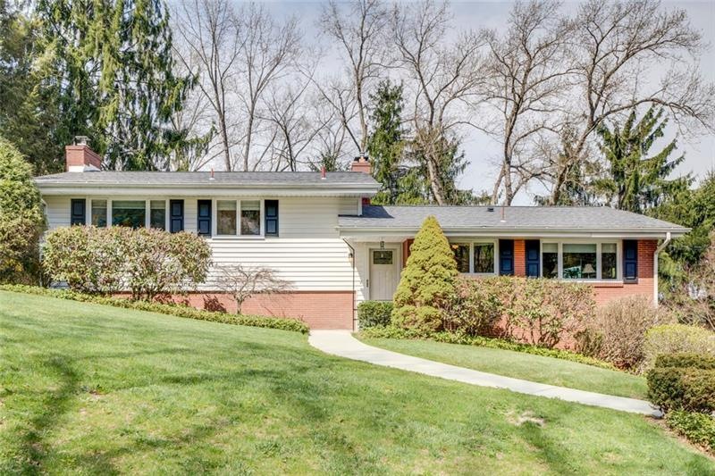 Unique mid-century multi-level in a convenient, ce