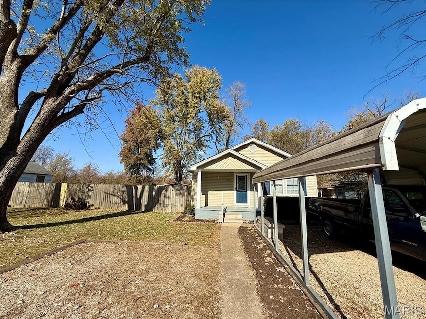View of front of home with covered porch