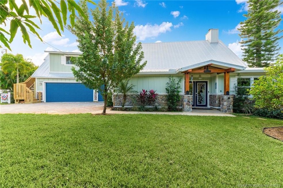 2 car garage added to this beautiful home has a lo