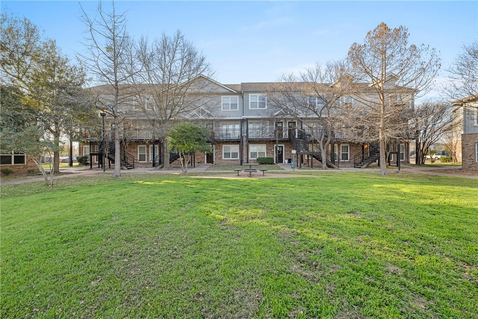 Front view featuring courtyard