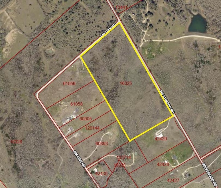 Map / location with property boundaries highlighted