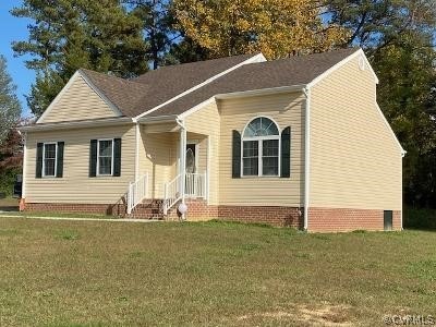 Front of New Home, but will be Sage Color with Bur