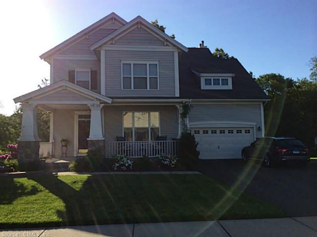 Exterior Front. The Branford Model accented by its