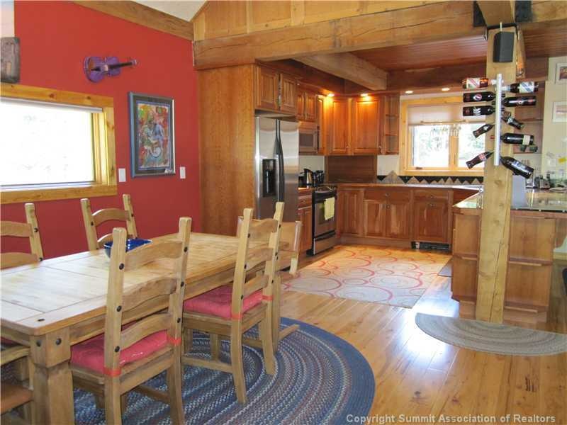 Kitchen. Spacious kitchen opens to the dining room