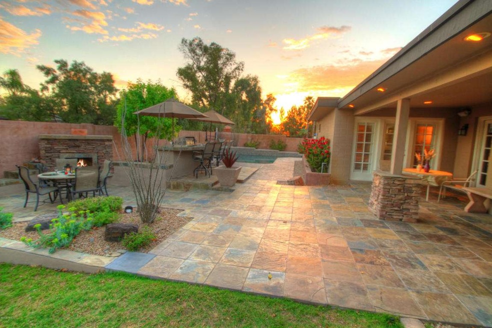 Backyard Sunset