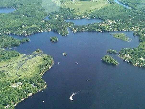 Aerial View of Lakes