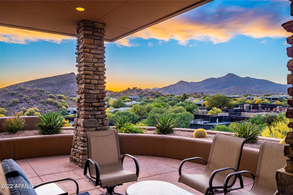Sunset patio views