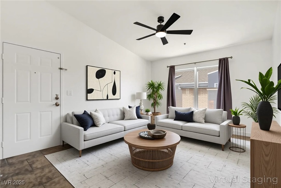 Virtually Staged Living Room