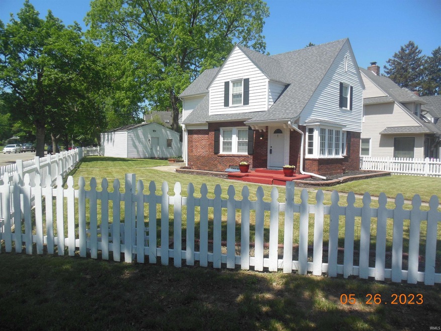 front and east side from corner