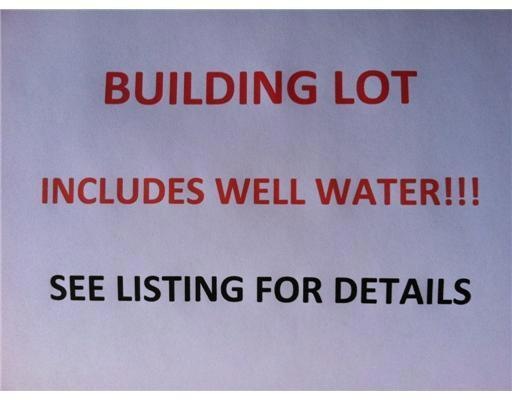 Land. Shared well now included with...
