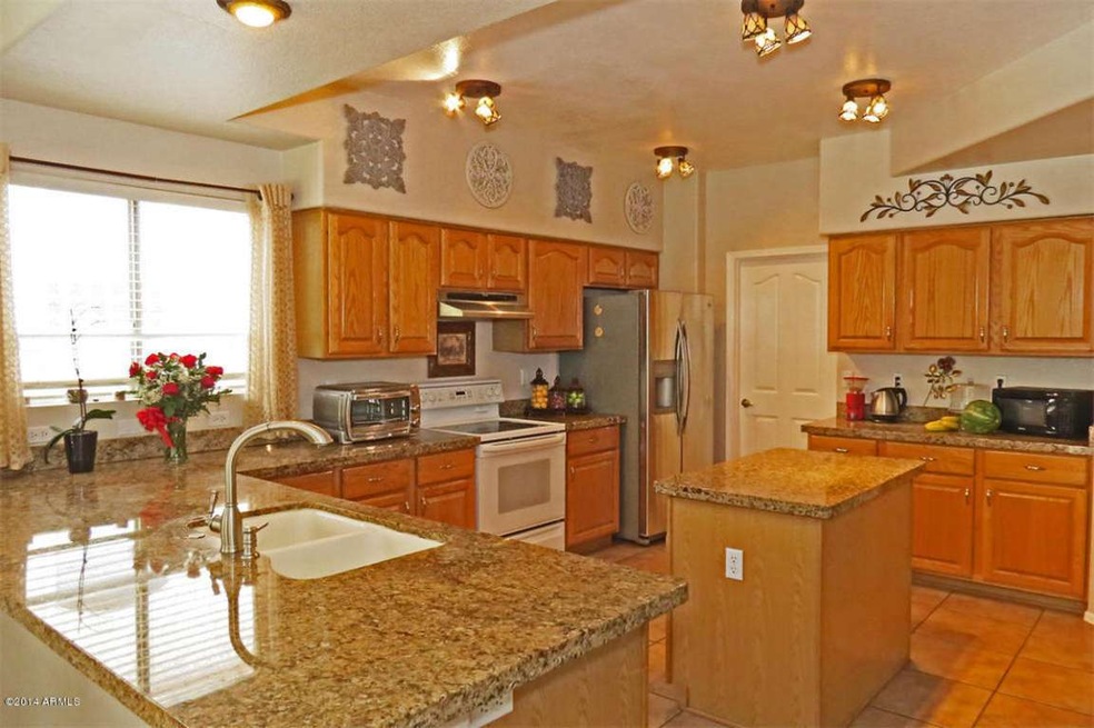 Dramatic Kitchen with Granite Counters