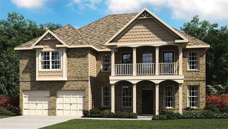 Fabulous F elevation featuring a double front porc