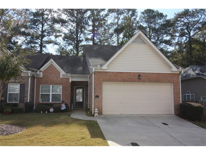 Brick front with covered front door