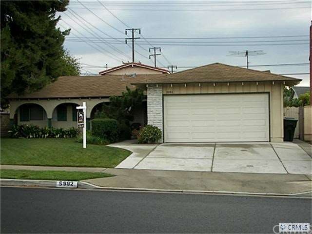 Front view of house.