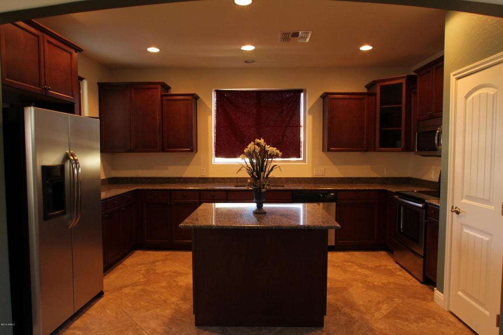 Kitchen view night