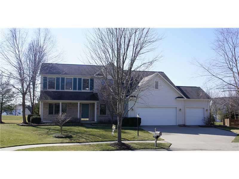 Exterior Front. Perfect family home with full finished basement, 3 car garage on a cul-de-sac.