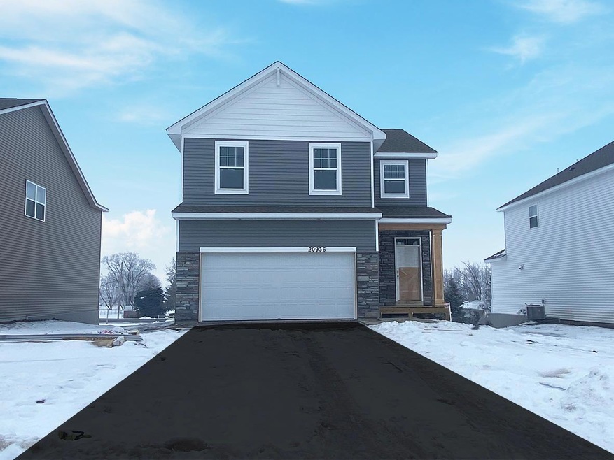 Welcome home!  This is a photo of the actual home!  A wonderful Edmon floor plan!
