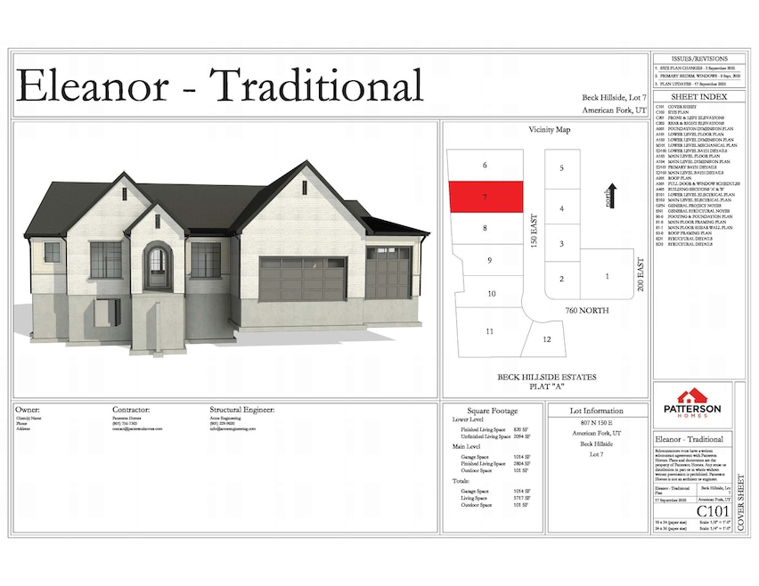 View of a document with a collage of images