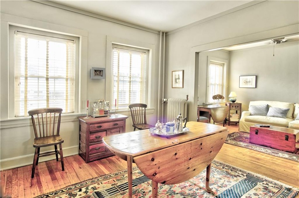 Dining Room Opens onto Living Room - Newly Painted