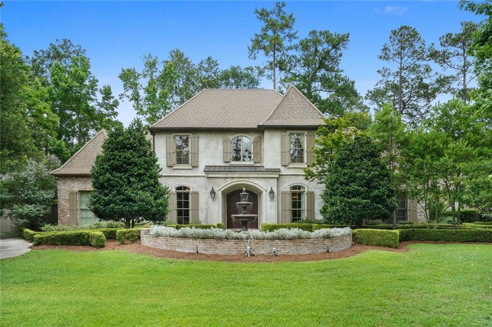 Front View of this gorgeous French Country home