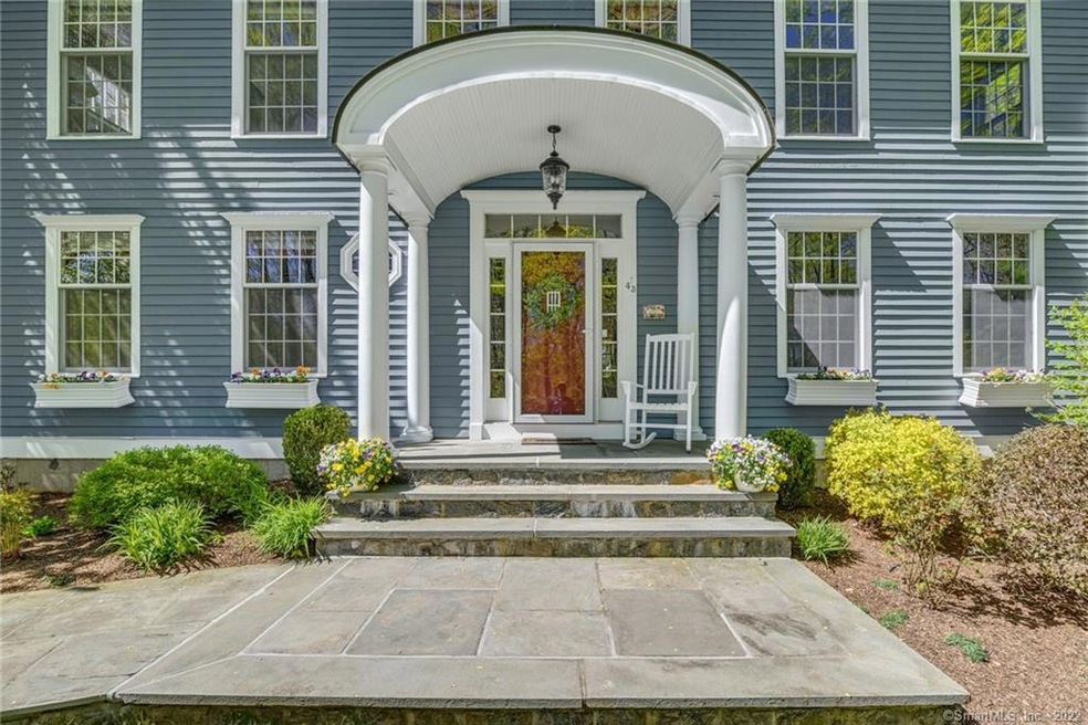 Beautiful entry portico
