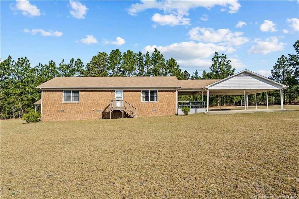 Front of existing home