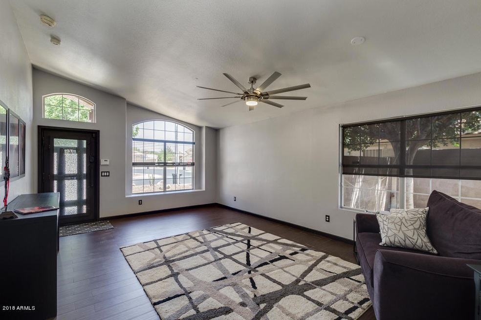 Front door to living room