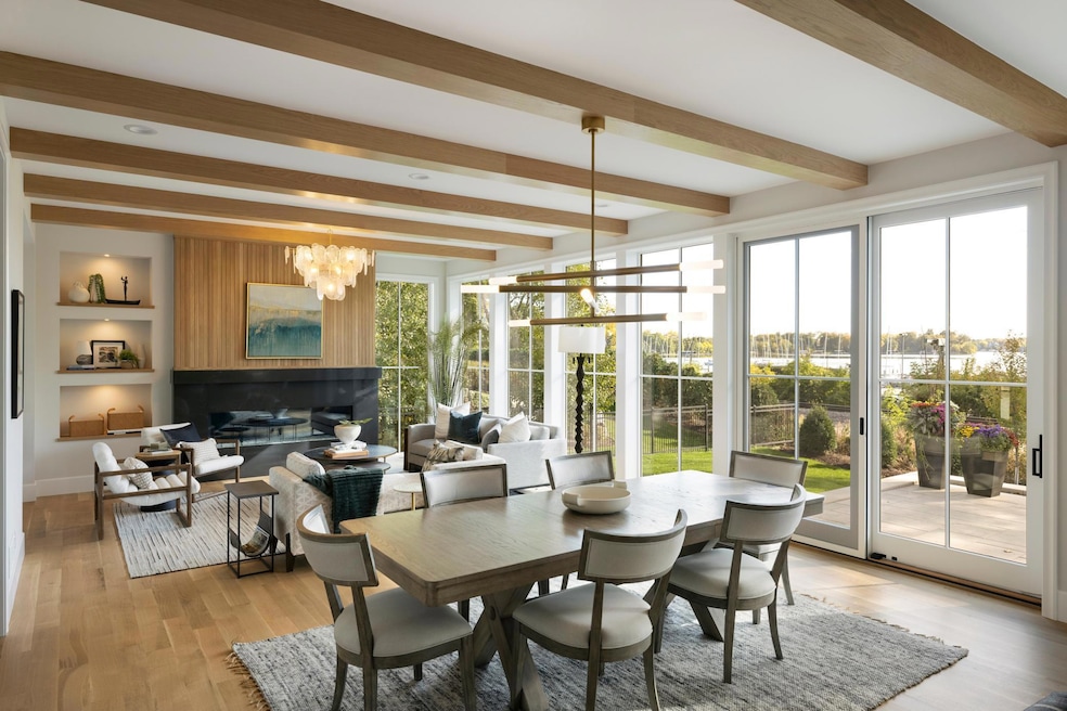 Stunning custom built home with views of Wayzata Bay