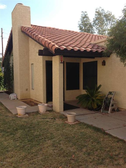 Front entrance with gate
