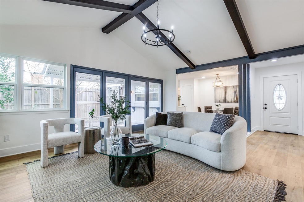 Living area featuring light wood-type flooring, an