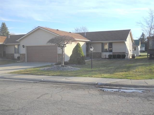 Condo front, street view