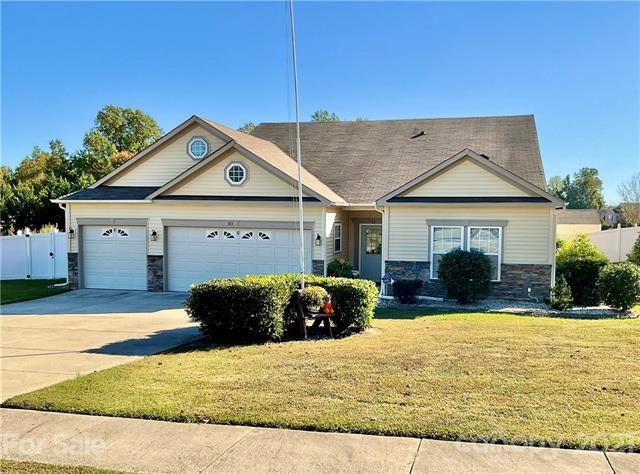 Beautiful setting with 3 car garage