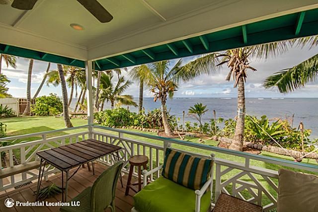 Covered lanai for taking in the beautiful views