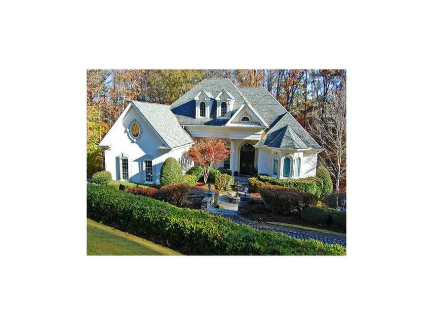 Exterior Front. European traditional with courtyard setting